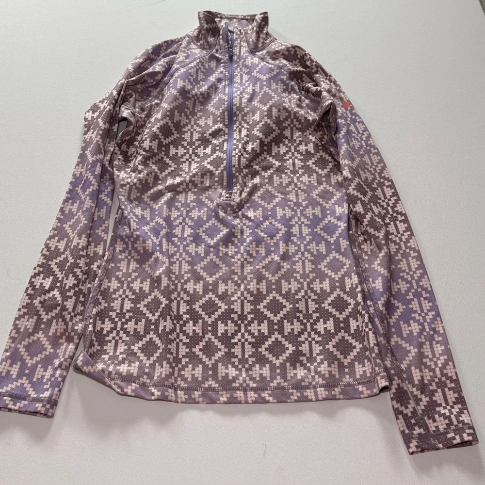 Nike Women's Pink and Black‎ Patterned Jacket